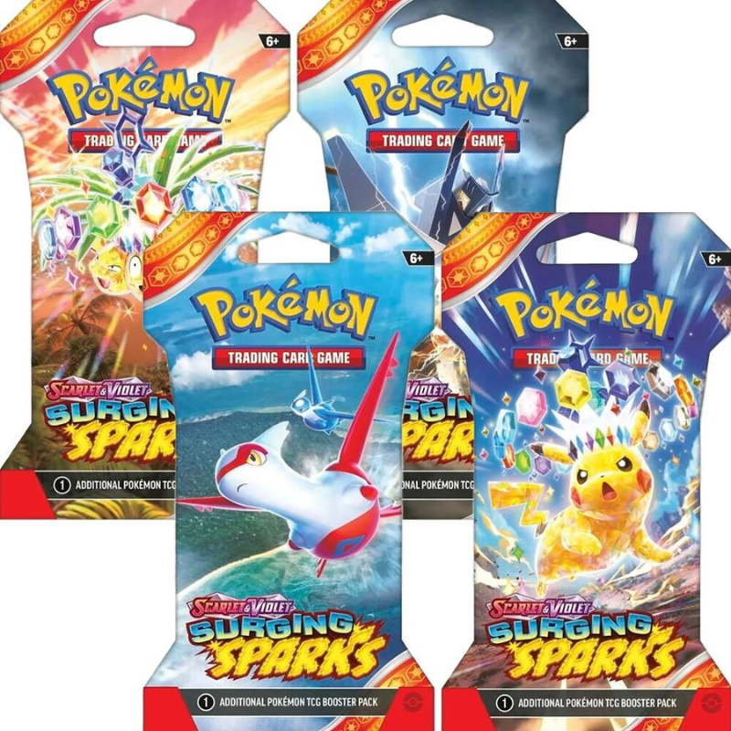 Pokemon English SV08 Surging Sparks Booster CARDS LIVE OPENING